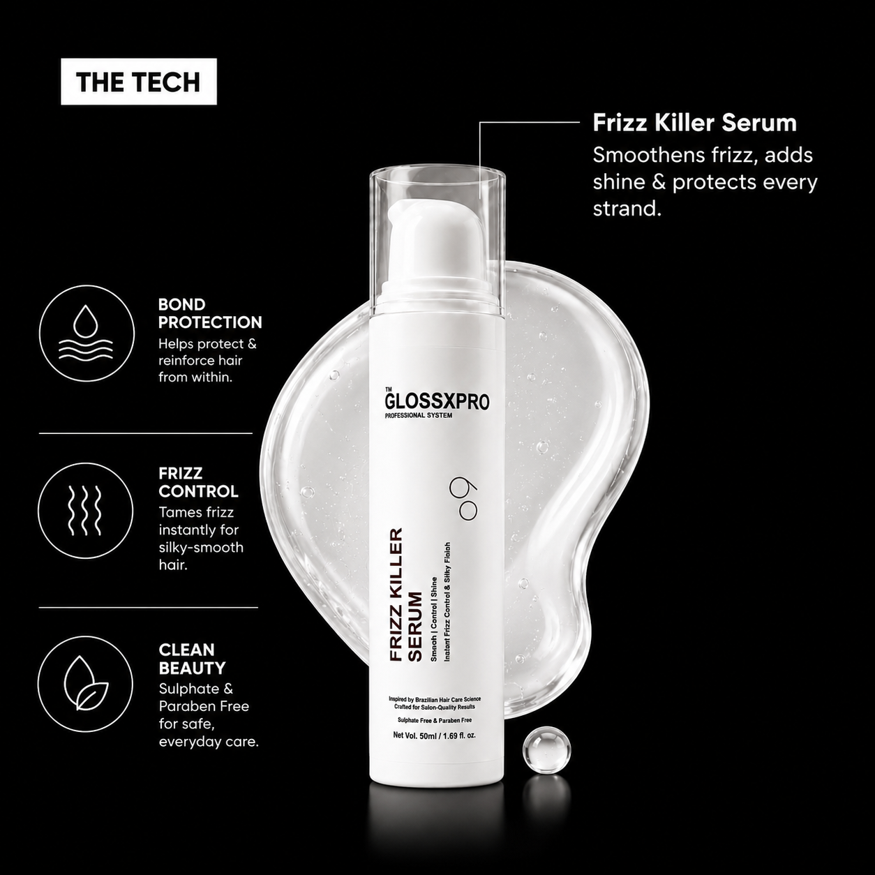 GlossXPro Frizz Killer Serum