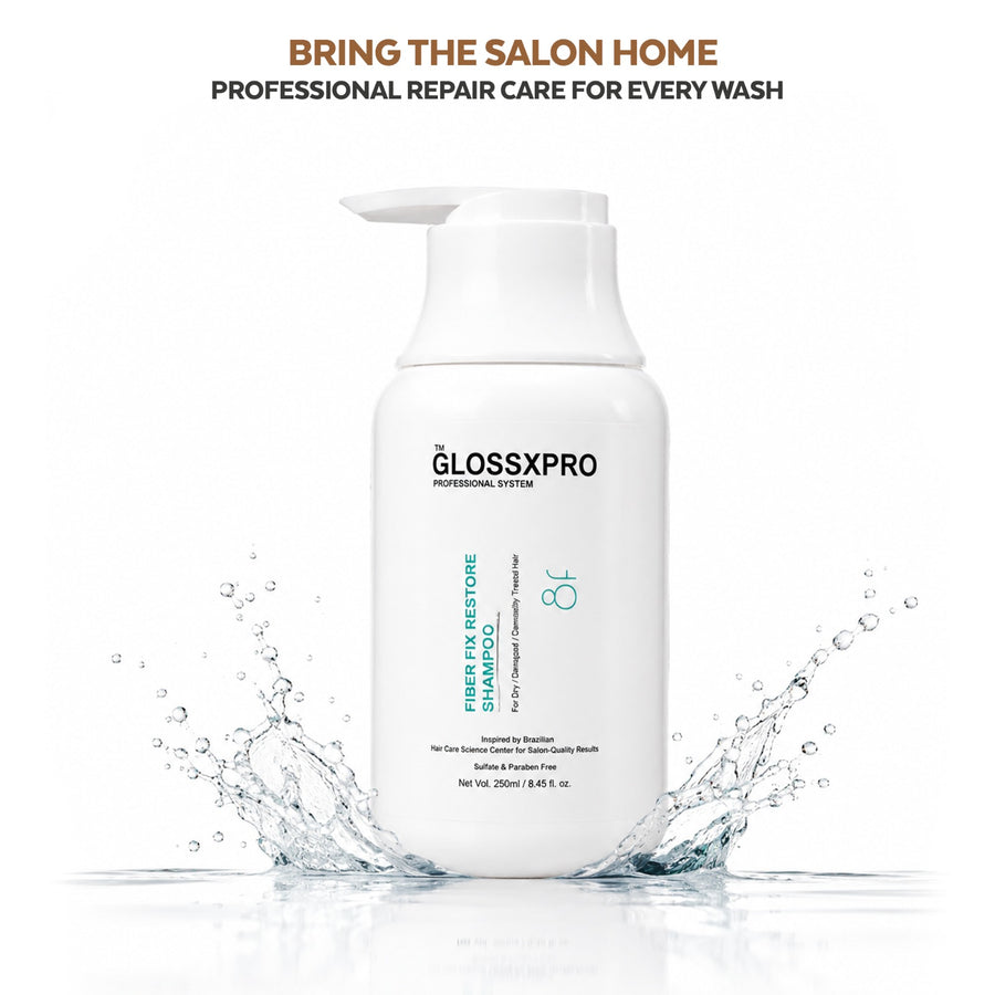 GLOSSXPRO Professional System Fiber Fix Restore Shampoo