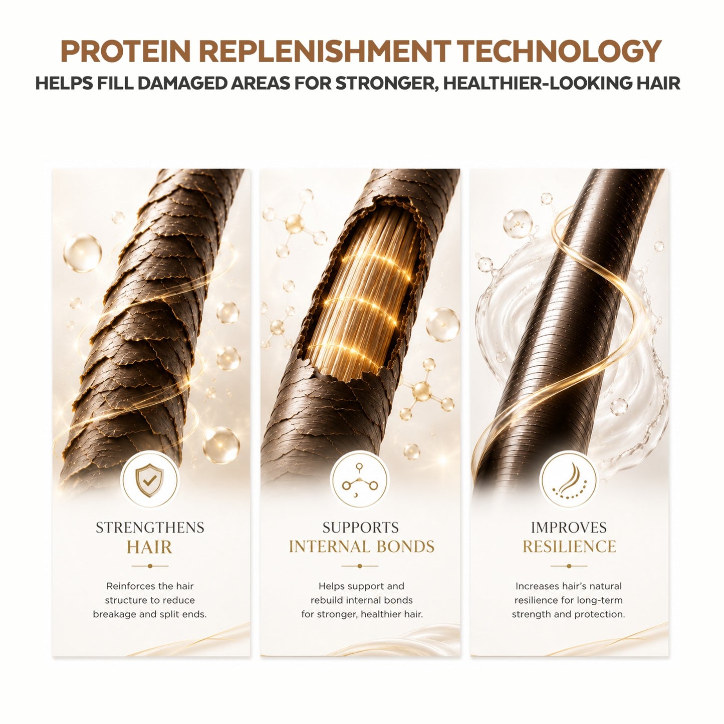 GLOSSXPRO Professional System Fiber Fix Restore Shampoo | Bond Repair Shampoo for Damaged Hair | Strengthens & Restores Hair Fibers | Reduces Breakage | Sulphate Free | Paraben Free | 250 ml