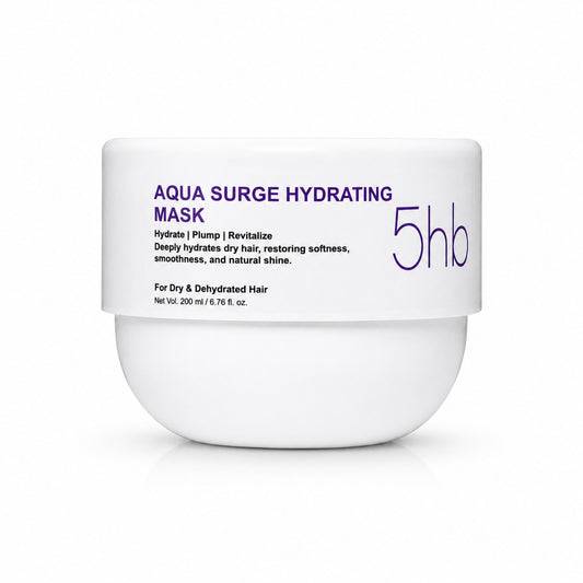 GLOSSXPRO Professional System Aqua Surge Hydrating Hair Mask | Deep Moisture Hair Mask for Dry & Frizzy Hair | Intense Hydration, Frizz Control & Shine | Sulphate Free | Paraben Free | 200g