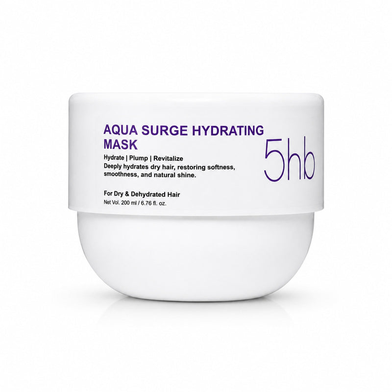 GLOSSXPRO Professional System Aqua Surge Hydrating Hair Mask | Deep Moisture Hair Mask for Dry & Frizzy Hair | Intense Hydration, Frizz Control & Shine | Sulphate Free | Paraben Free | 200g