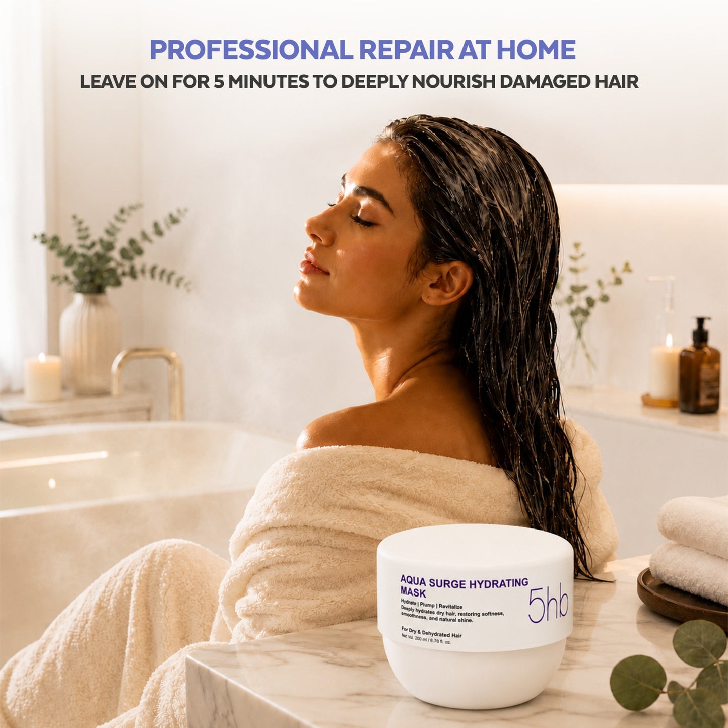 GLOSSXPRO Professional System Fiber Fix Restore Hair Mask | Bond Repair Hair Mask for Damaged Hair | Deep Repair, Strengthening & Frizz Control | Sulphate Free | Paraben Free | Color Safe | 200g
