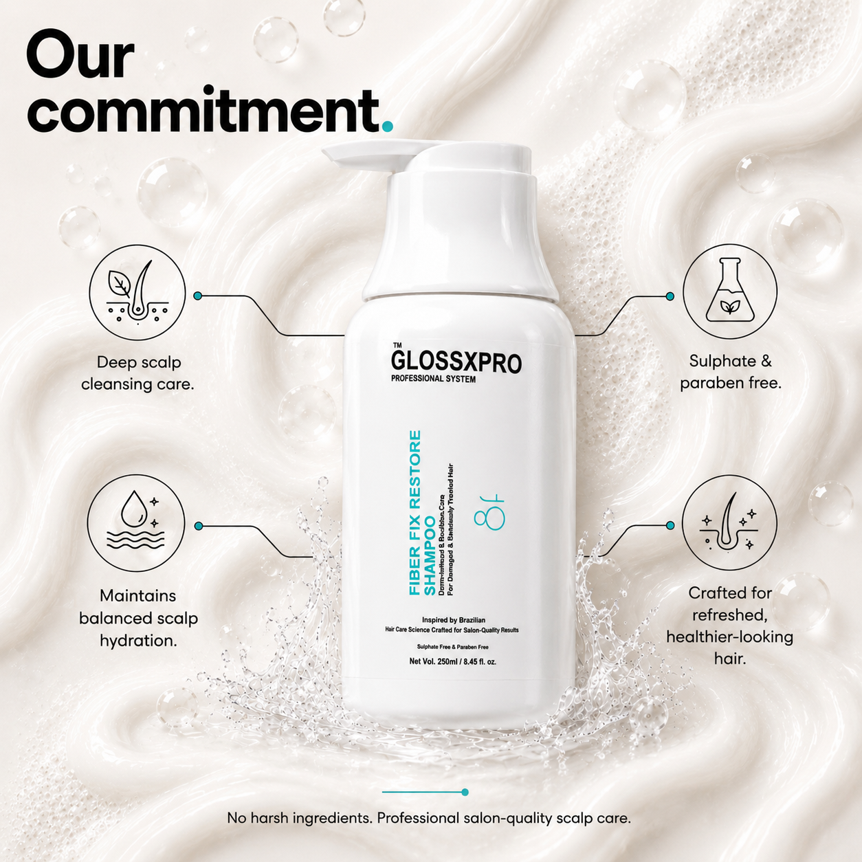 GlossXPro Fiber Fix Restore Shampoo