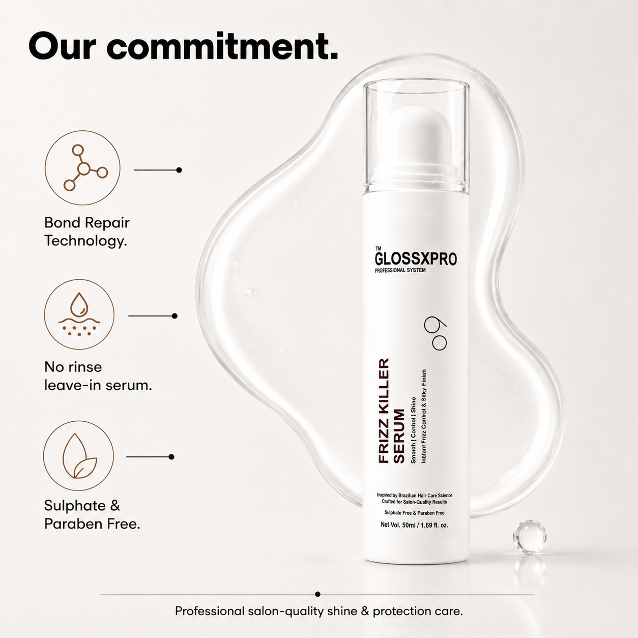 GlossXPro Frizz Killer Serum