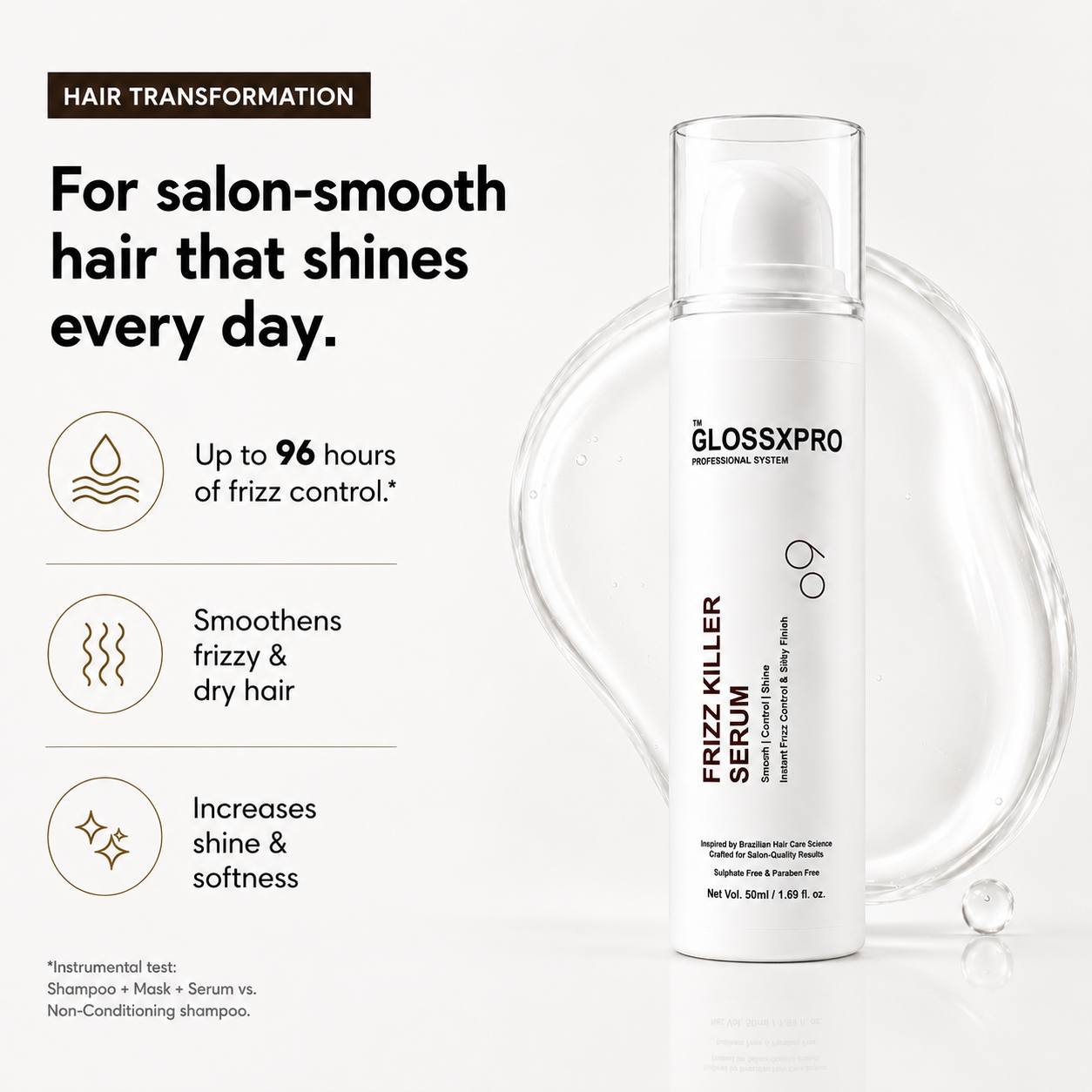 GlossXPro Frizz Killer Serum
